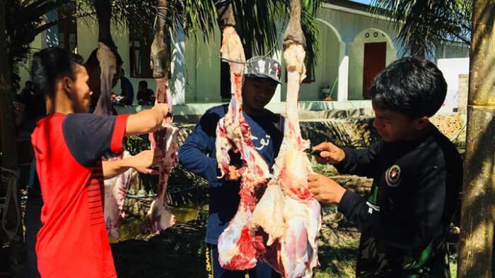 Kegiatan Kurban di Pondok Modern Baitussalam II